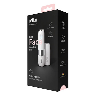 ماشین اصلاح ( شیور )موی صورت بانوان براون Braun Face Mini hair remover 