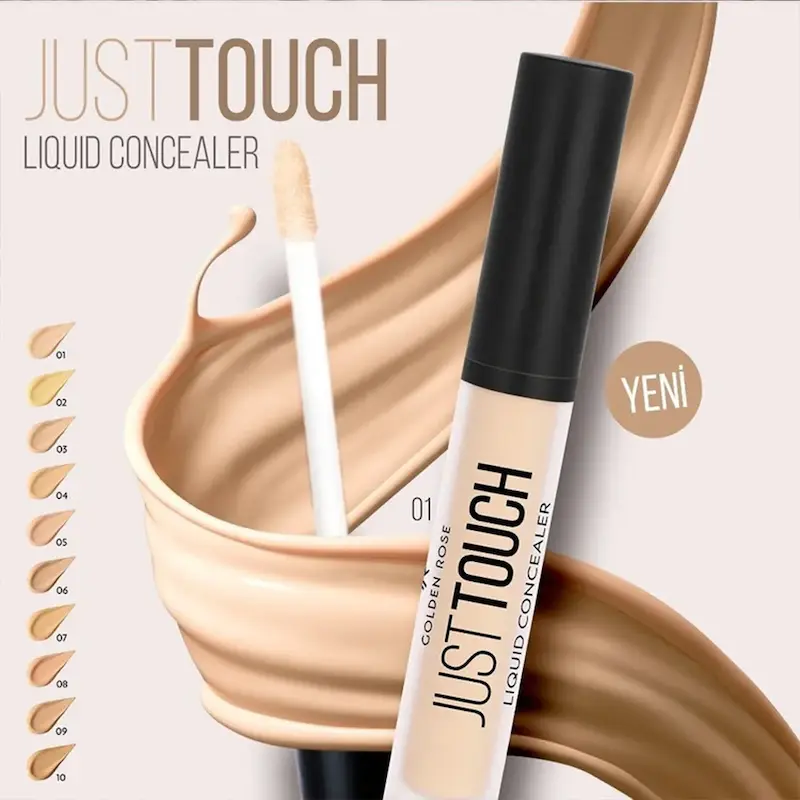 کانسیلر مایع گلدن رز مدل just touch