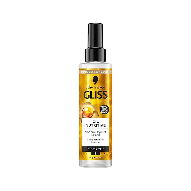 اسپری دو فاز گلیس طلایی مدل OIL NUTRITIVE