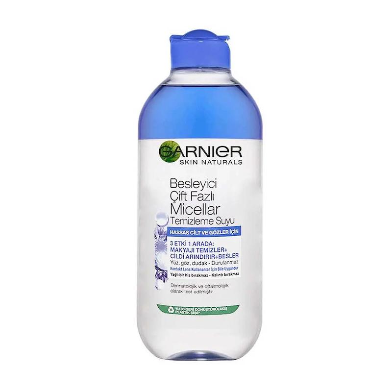میسلار واتر گارنیر تغذیه‌کننده دو فاز آبی Garnier