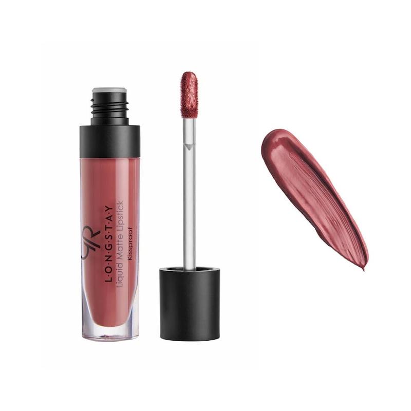 رژلب مایع مات گلدن رز مدل LONG STAY