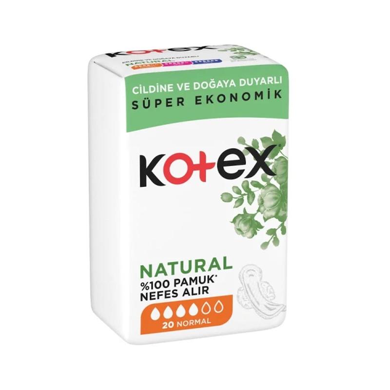 پد بهداشتی بانوان کوتکس مدل NATURAL سایز نرمال