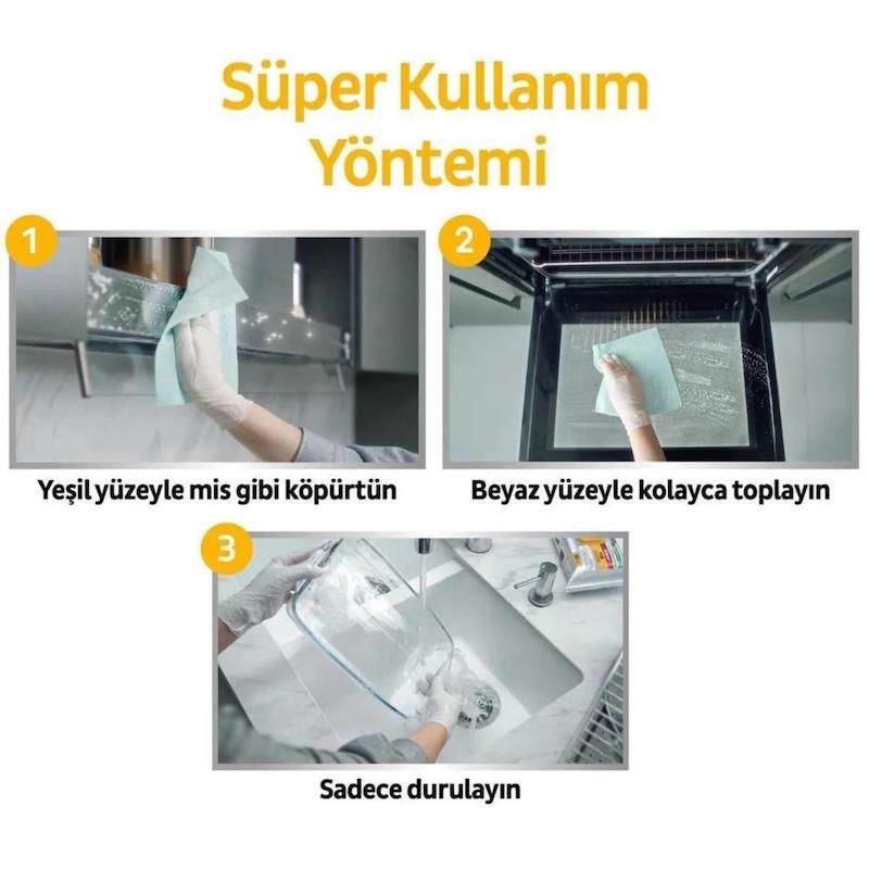 دستمال مرطوب سطوح اسلیپی Sleppy چربی زدا 30 عددی