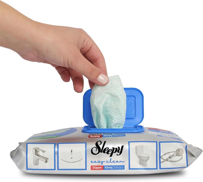 دستمال مرطوب اسلیپی Sleppy رسوب زدا 30 عددی