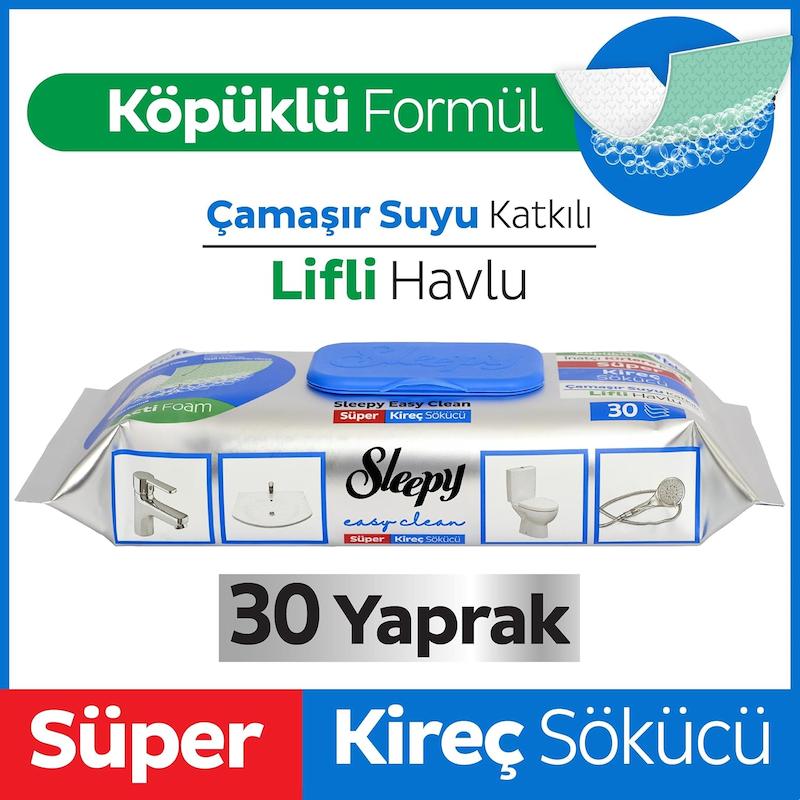 دستمال مرطوب اسلیپی Sleppy رسوب زدا 30 عددی