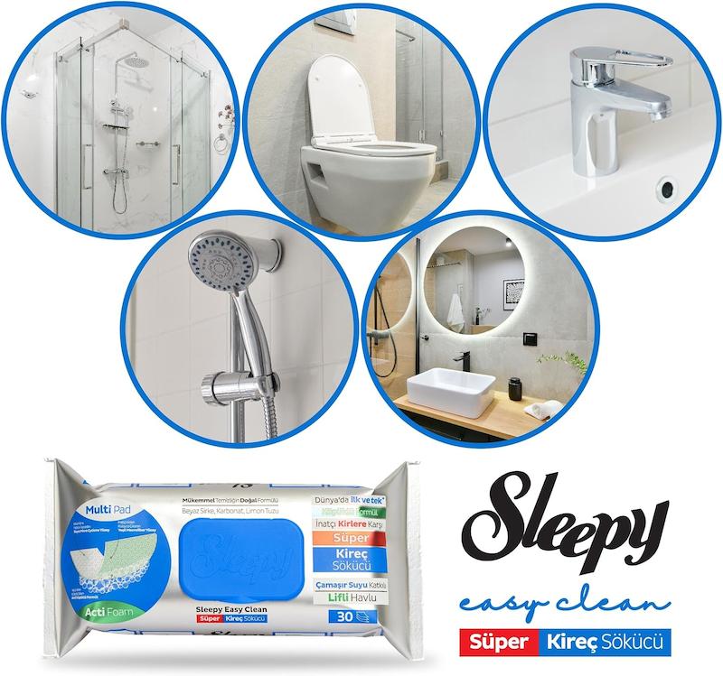 دستمال مرطوب اسلیپی Sleppy رسوب زدا 30 عددی