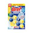 قرص توپی ضدعفونی و خوشبو کننده توالت فرنگی بریف BREF رایحه لیمو