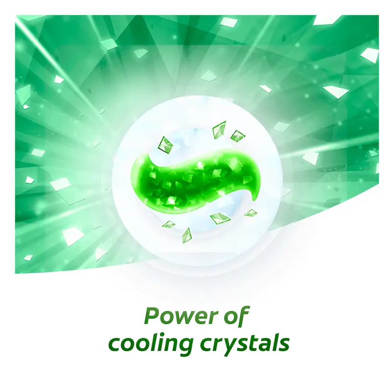 خمیر دندان کلگیت مکس فرش سبز مدل Cooling crystals