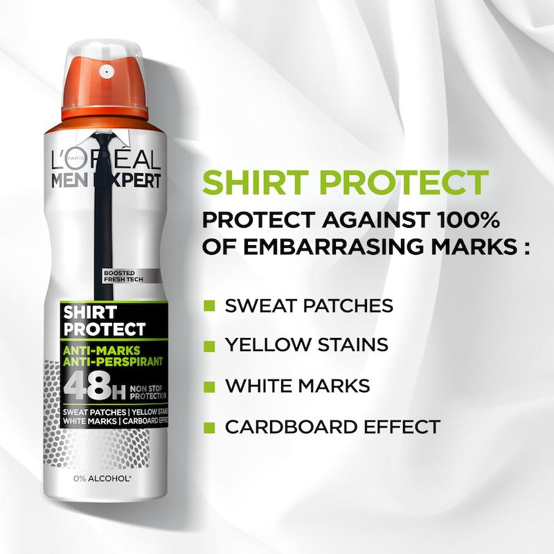 اسپری ضدتعریق مردانه اورال مدل Shirt Protect