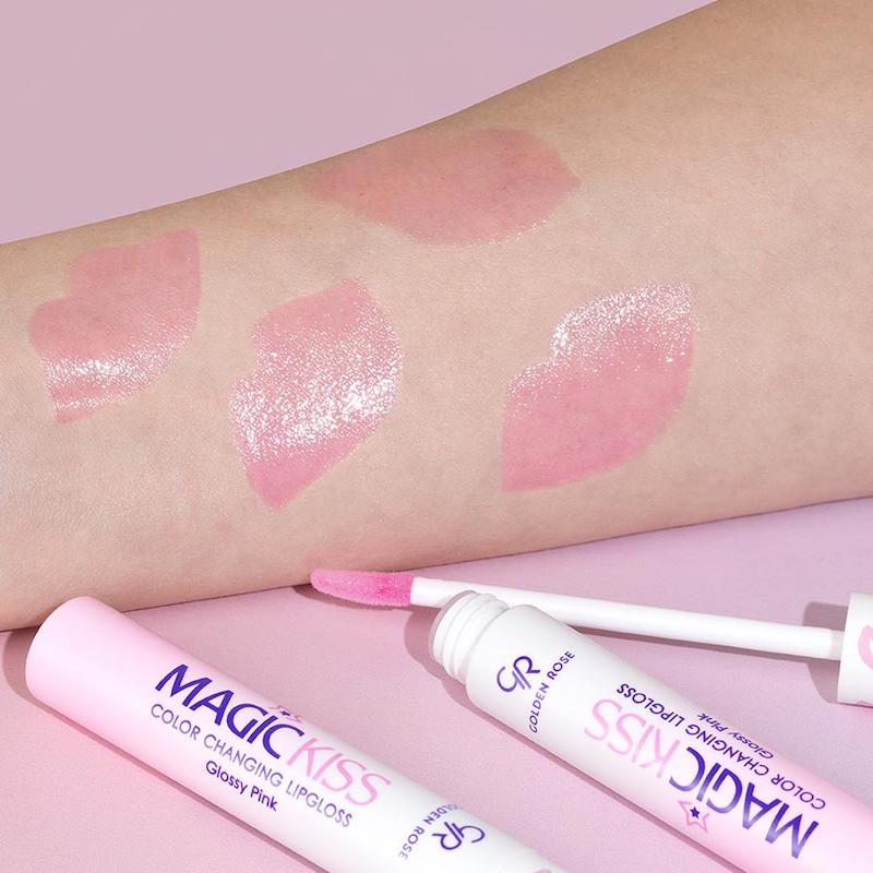 رژلب حرارتی گلدن رز مدل مجیک کیس Magic kiss