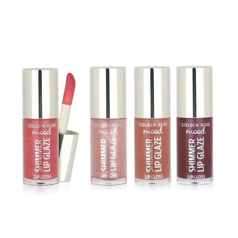 رژلب مایع براق گلدن رز مدل شیمر Shimmer Lip Glaze