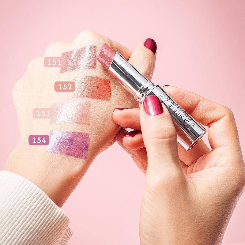 رژلب جامد براق گلدن رز مدل اسپارکل برایت