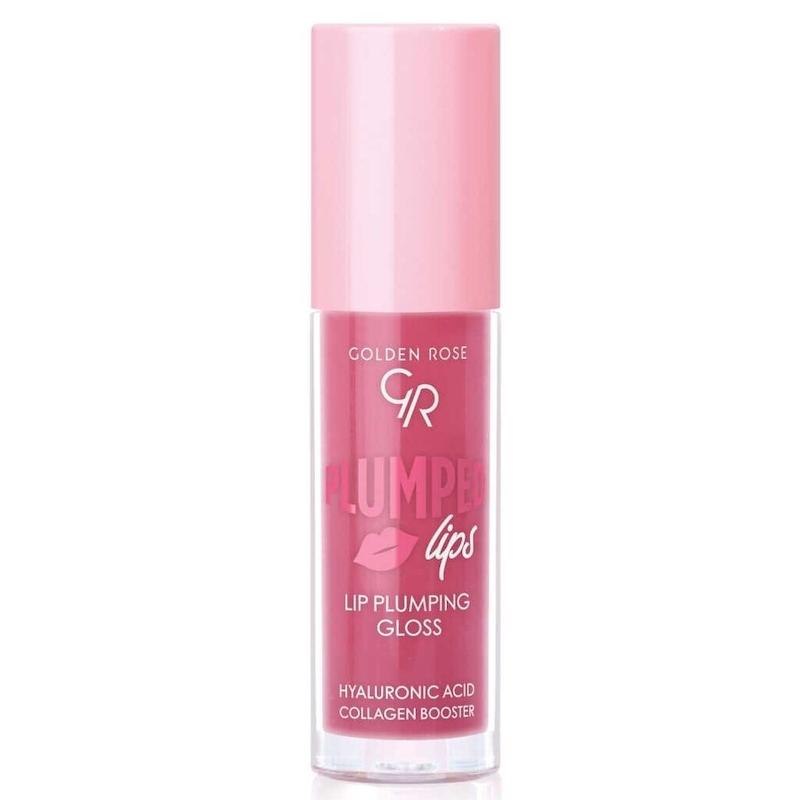 رژلب مایع براق حجم دهنده گلدن رز مدلPlumped Lips Plumping