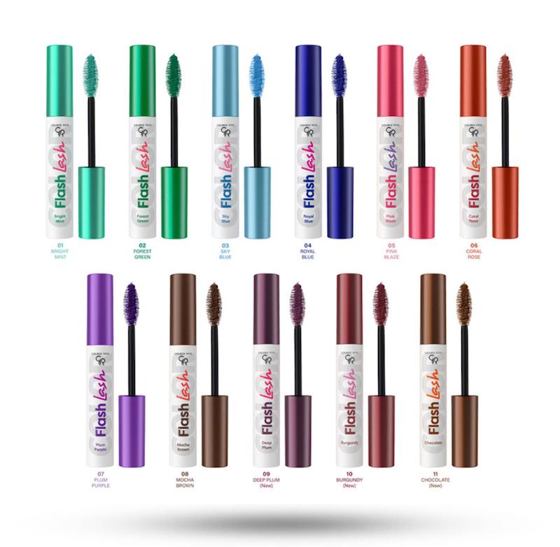 ریمل رنگی گلدن رز مدل Flash lash