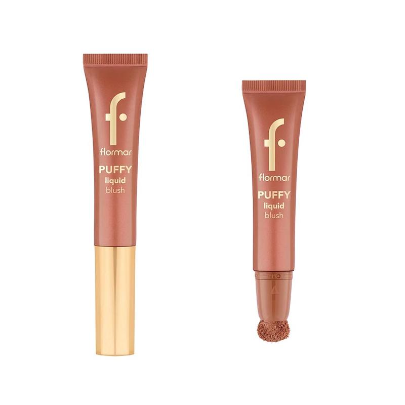 رژگونه مایع پد دار فلورمار مدل Puffy Liquid Blush