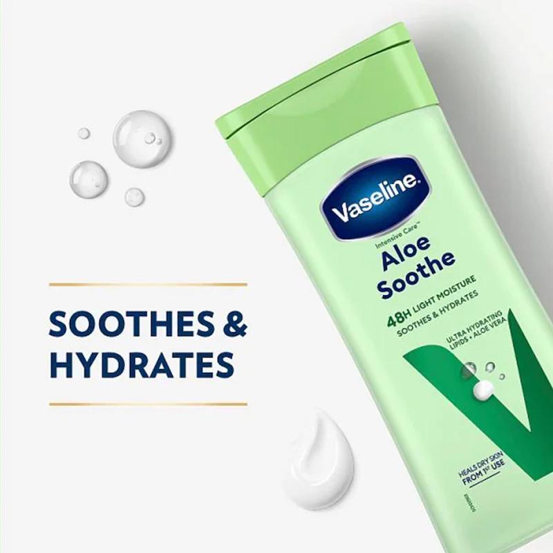 لوسیون بدن وازلین آلوئه ورا مدل Aloe Soothe