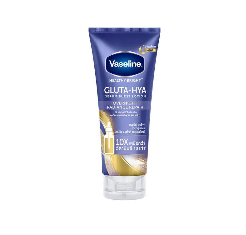 لوسیون بدن وازلین Gluta-Hya مدل ترمیم کننده شب