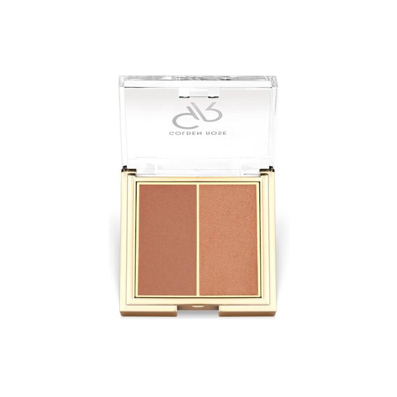 رژگونه دوقلو گلدن رز مدل Iconic Blush Duo