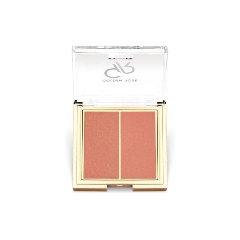 رژگونه دوقلو گلدن رز مدل Iconic Blush Duo