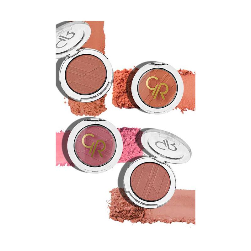 رژگونه پودری گلدن رز مدل Soft & Silk