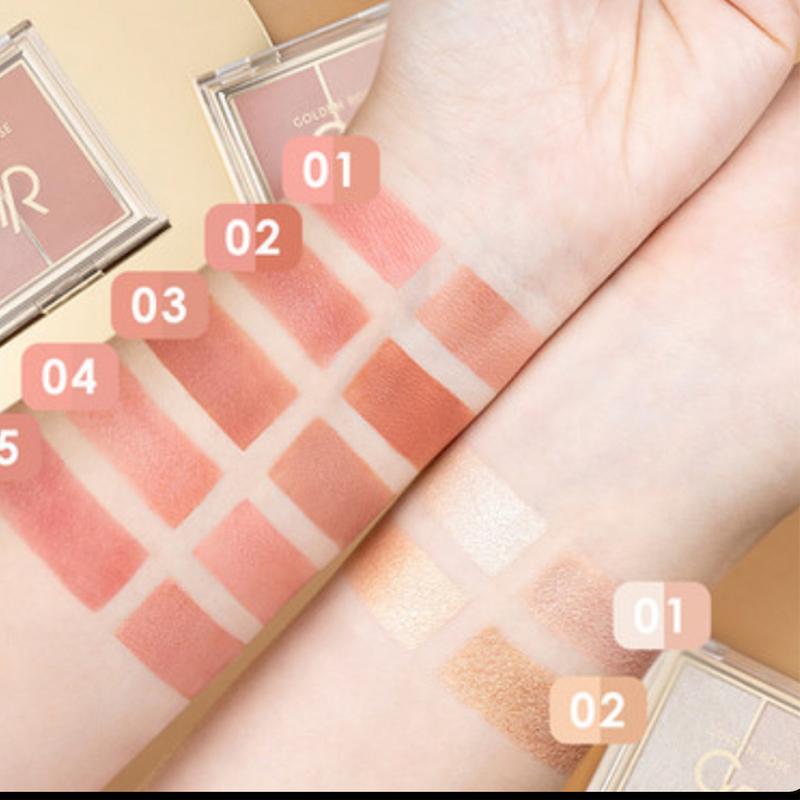 هایلایتر دو تایی گلدن رز مدل So Glow 