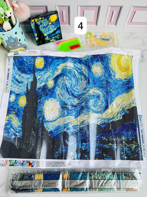 نقاشی الماسی ونگوگ 40در50