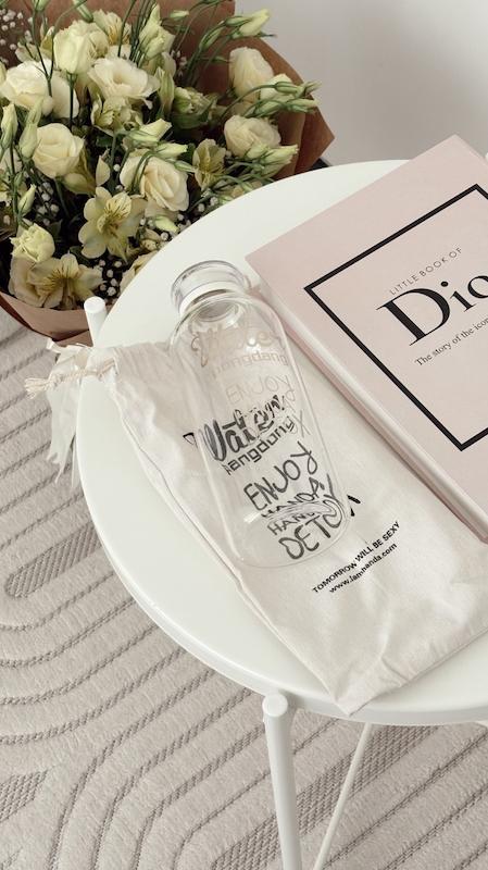بطری آب Detox  پارچه ای 