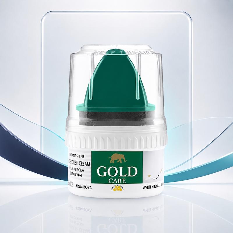واکس کفش سفید برند Gold Care