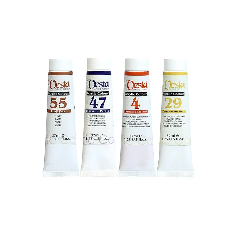 رنگ اکریلیک وستا 37 میل | Vesta