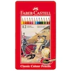 مداد رنگی فابر کاستل (کلاسیک) 12 رنگ فلزی | Faber castell