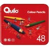 مداد رنگی کویلو 48 رنگ تخت فلزی | Quilo
