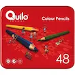 مداد رنگی کویلو 48 رنگ تخت فلزی | Quilo