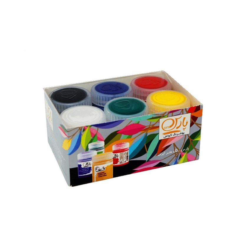 گواش پارس 6 رنگ 30 میل | Pars