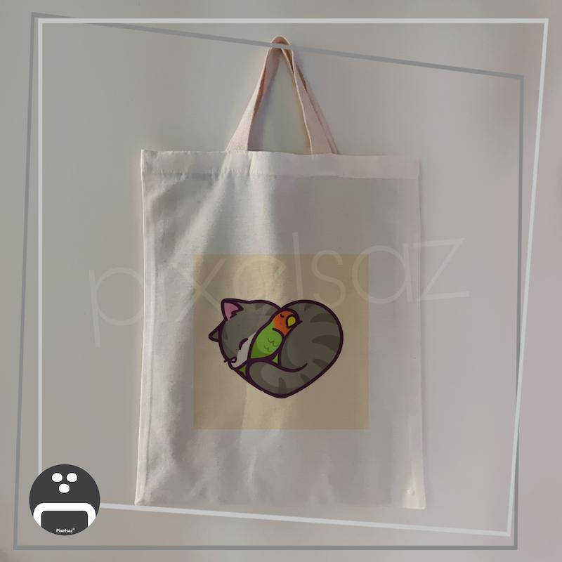 گربه و پرنده