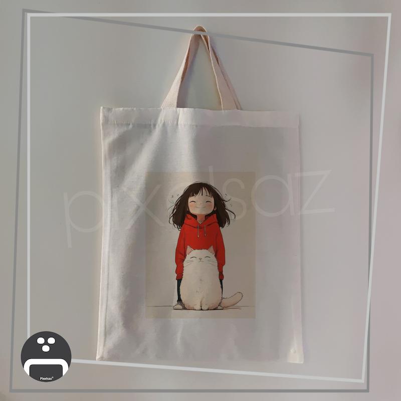 دختر و پیشی