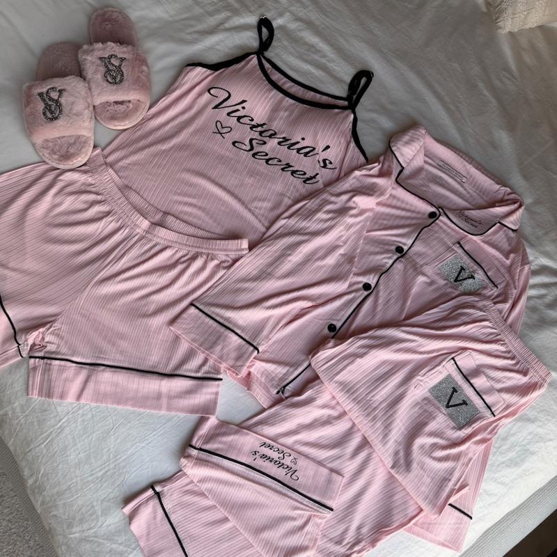 ست 4 تکه لباس خواب Victoria’s Secret_ pink