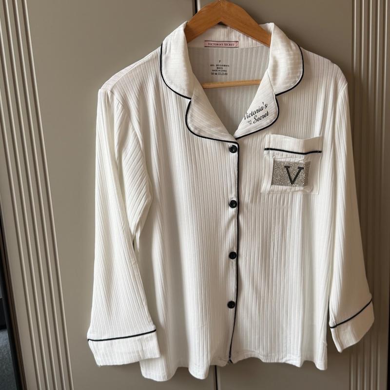 ست 4 تکه لباس خواب Victoria’s Secret _ white