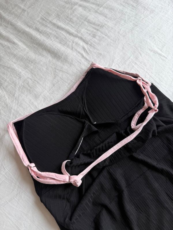 ست 4 تکه لباس خواب Victoria’s Secret _ black