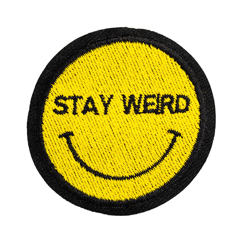 پچ گلدوزی Smiley Stay Weird