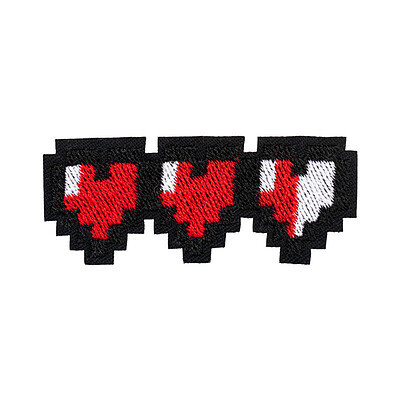 پچ گلدوزی 8bit hearts