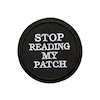 پچ گلدوزی stop reading (قابل تعویض)  