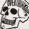 پچ گلدوزی Skull Over think  ( قابل تعویض ) 
