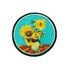 پچ گلدوزی گل های آفتابگردان ونگوک | Van gogh sunflower ( قابل تعویض ) 