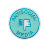 پچ گلدوزی ضد رسانه های اجتماعی | ANTISOCIAL MEDIA  ( قابل تعویض)