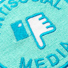 پچ گلدوزی ضد رسانه های اجتماعی | ANTISOCIAL MEDIA  ( قابل تعویض)