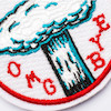 پچ گلدوزی OMG BYE ( قابل تعویض ) 