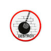 پچ گلدوزی نابود کردن | DESTROY ( قابل تعویض ) 