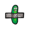 پچ گلدوزی ریک اند مورتی | Pickle Rick