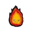 پچ گلدوزی کالسیفر | Calcifer