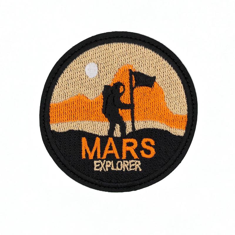 پچ گلدوزی فضانورد مریخ | Mars Explorer